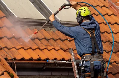 Démoussage et hydrofuge de toiture à Bosville
